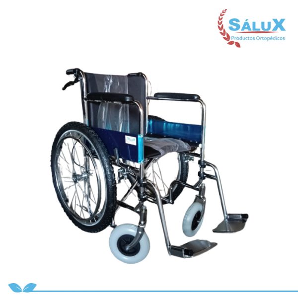 Silla de ruedas estándar cromada off road