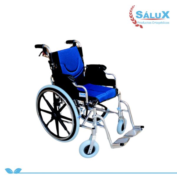 Silla de ruedas aluminio confort luxury - freno de bloqueo