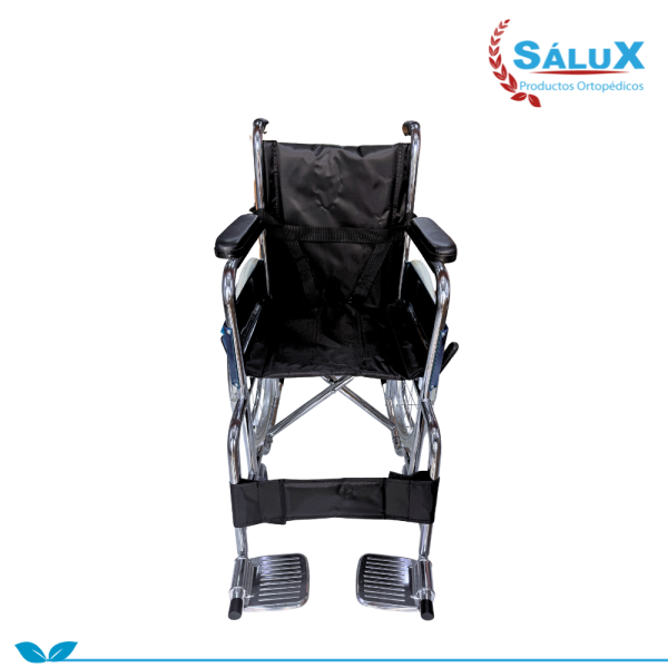 SILLA DE RUEDAS IMP STANDAR ARO RAYO LONA NEGRA PEDIÁTRICA