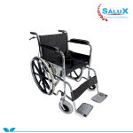 Silla de ruedas de acero cromado