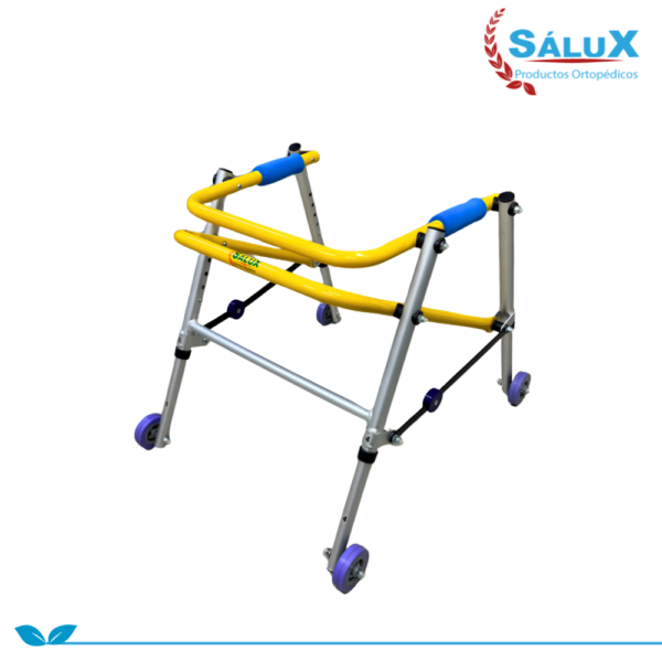 ANDADOR ORTOPÉDICO PARA NIÑO CON RUEDAS
